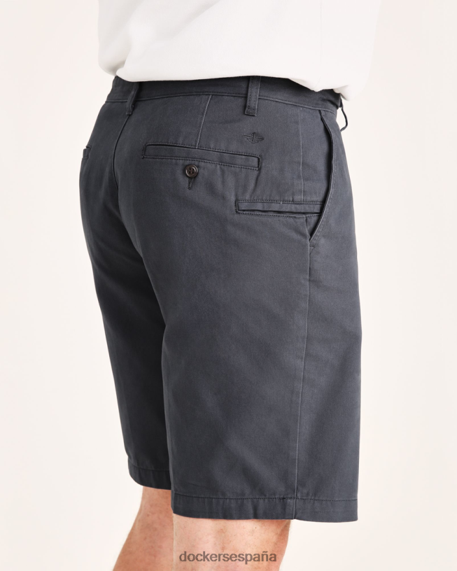 pantalones cortos perfectos de 10,5" (grandes y altos) hombres Dockers azul marítimo ropa 8F0406873