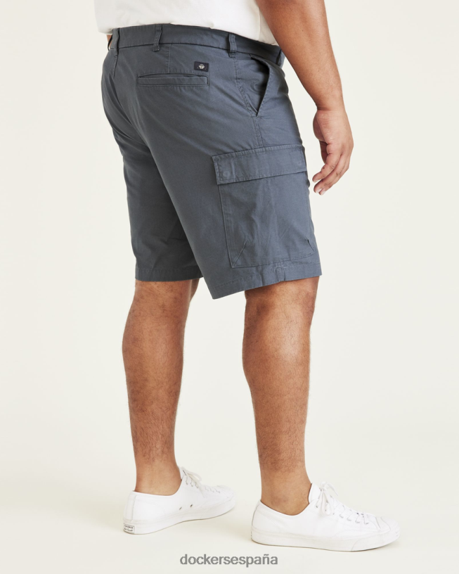 pantalones cortos smart 360 tech cargo de 9" (grandes y altos) hombres Dockers pizarra fría - gris ropa 8F0406485
