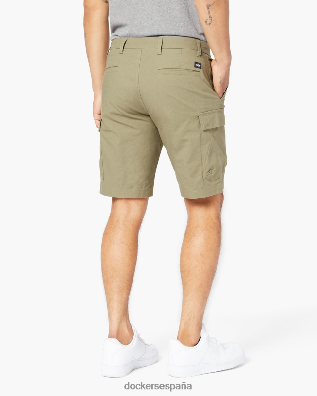 shorts cargo tecnológicos de 9" hombres Dockers verde salvia ropa 8F0406763