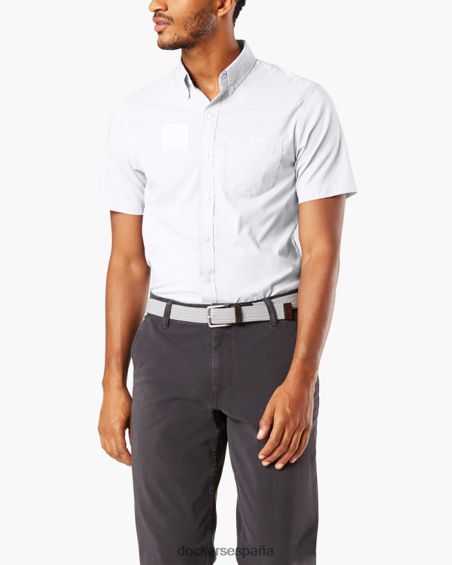 Camisa cómoda y flexible, ajuste clásico. hombres Dockers blanco ropa 8F0406197