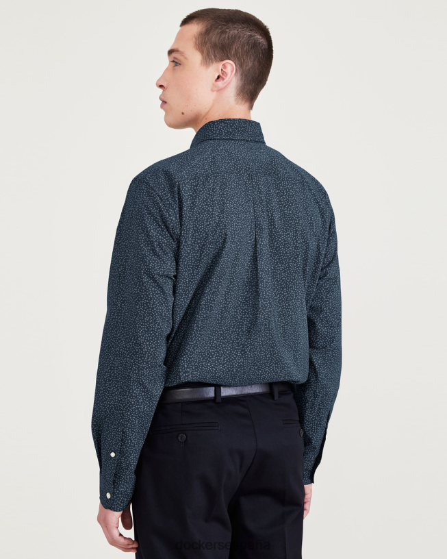 Camisa cómoda y flexible, ajuste clásico. hombres Dockers blazer azul marino - azul ropa 8F0406577