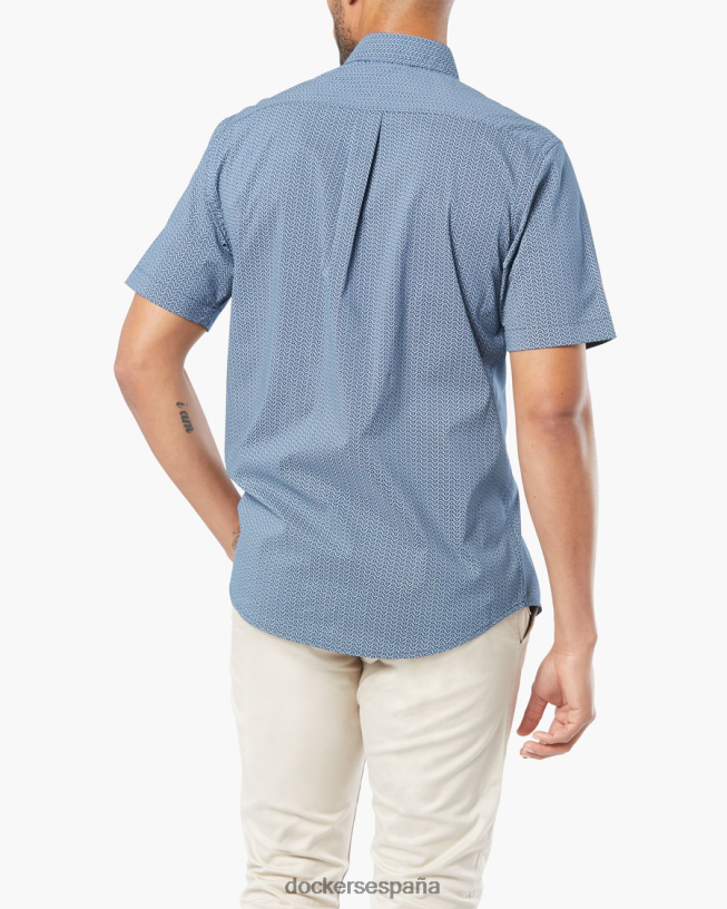 Camisa cómoda y flexible, ajuste clásico. hombres Dockers océano azul ropa 8F0406195