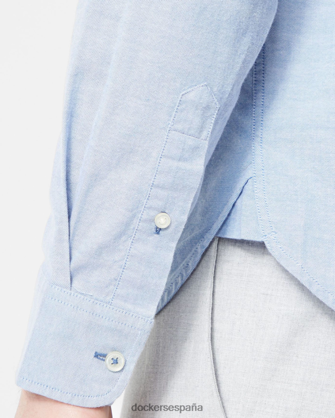 Oxford elástico, corte ajustado (grandes y altos). hombres Dockers delft - azul ropa 8F0406506