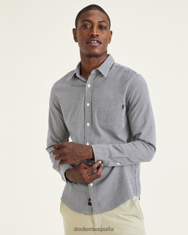 botones originales, corte entallado hombres Dockers blazer azul marino el puerto - azul ropa 8F0406201