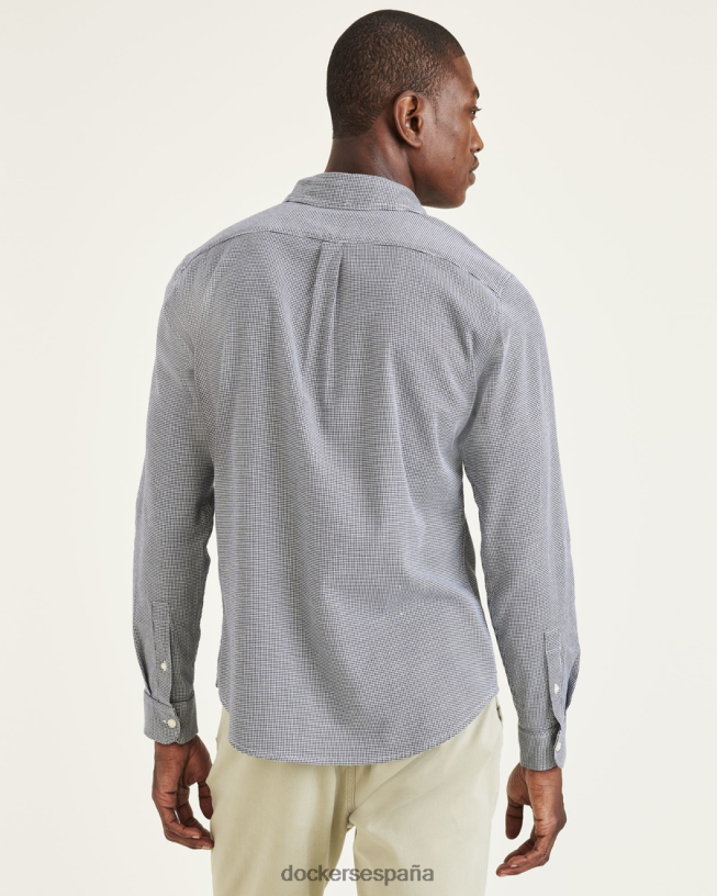 botones originales, corte entallado hombres Dockers blazer azul marino el puerto - azul ropa 8F0406201