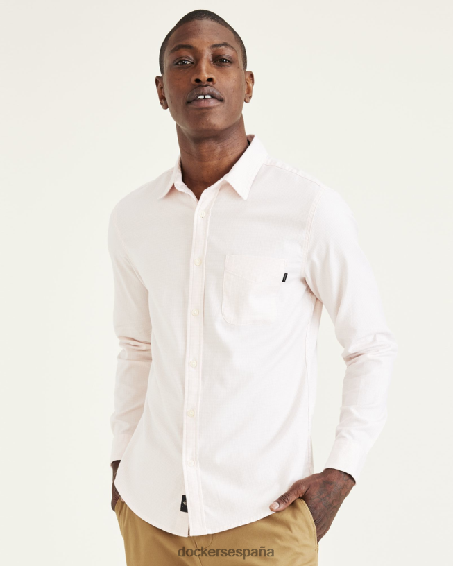 botones originales, corte entallado hombres Dockers cuarzo rosa - rosa ropa 8F0406588