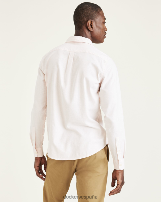botones originales, corte entallado hombres Dockers cuarzo rosa - rosa ropa 8F0406588