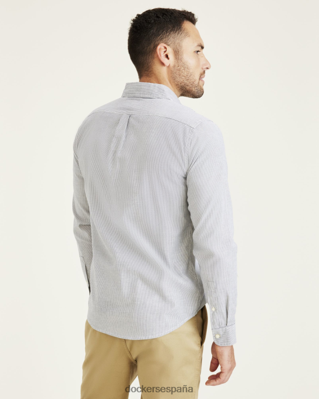 botones originales, corte entallado hombres Dockers la joya blazer azul marino - azul ropa 8F0406203