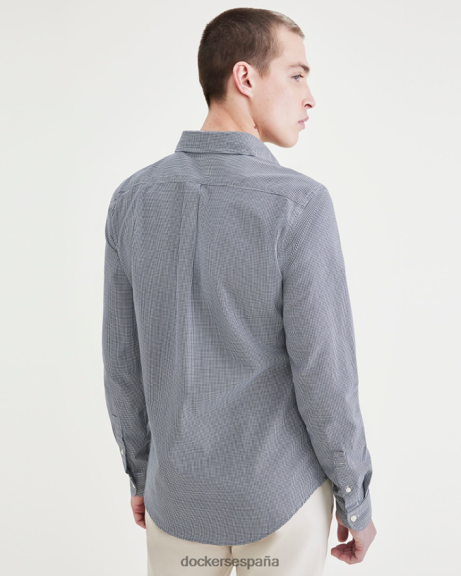 camisa original con botones, corte entallado hombres Dockers blazer azul marino manchester - azul ropa 8F0406589