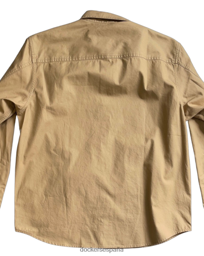 camisa transnomádica con botones hombres Dockers cosecha de oro - bronceado ropa 8F0406341