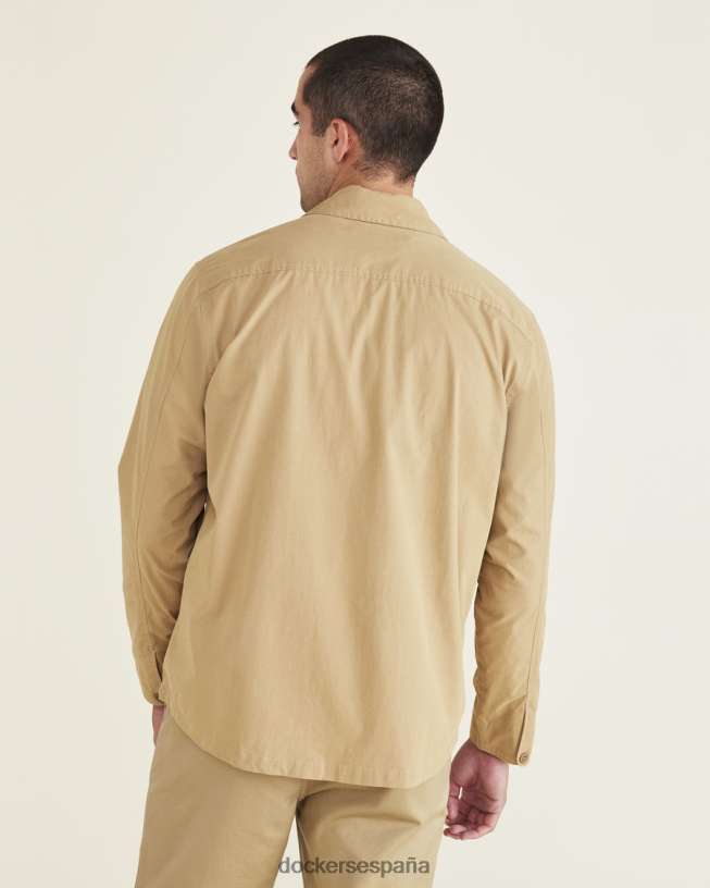 camisa utilitaria, ajuste relajado hombres Dockers cosecha de oro - bronceado ropa 8F0406592