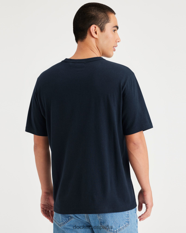 camiseta con bolsillo, ajuste regular hombres Dockers blazer azul marino - azul ropa 8F0406181
