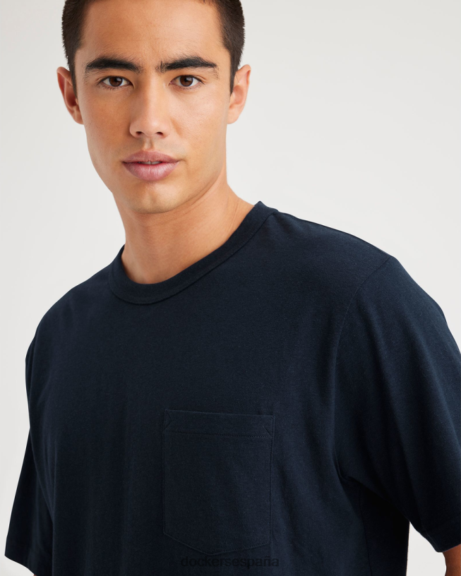 camiseta con bolsillo, ajuste regular hombres Dockers blazer azul marino - azul ropa 8F0406181