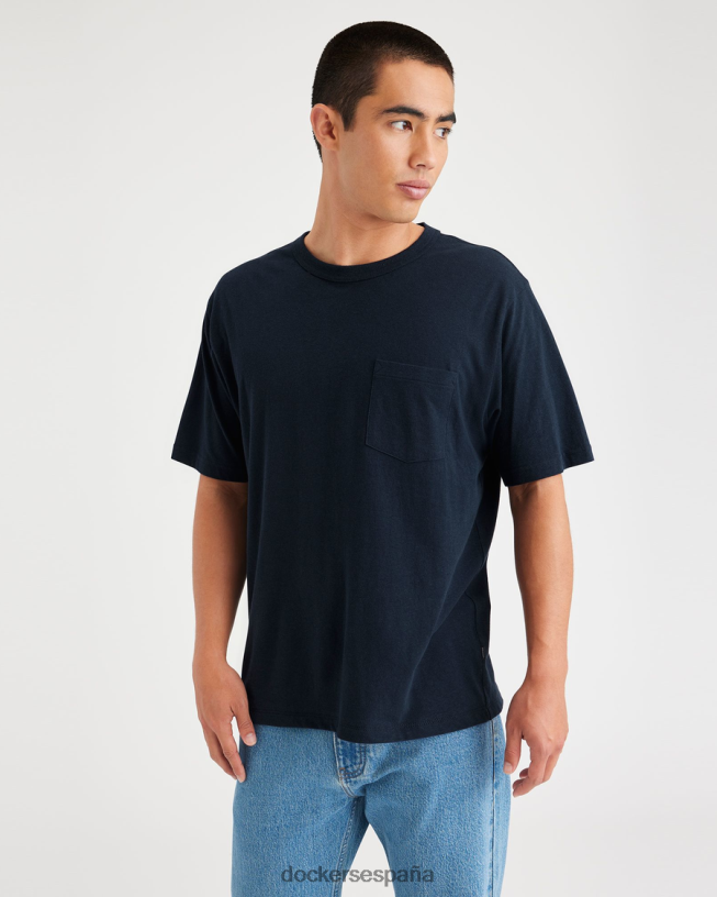 camiseta con bolsillo, ajuste regular hombres Dockers blazer azul marino - azul ropa 8F0406181