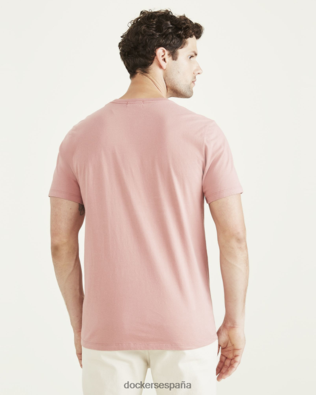 camiseta con gráfico sol, corte ajustado hombres Dockers rosa ceniza - rosa ropa 8F0406857