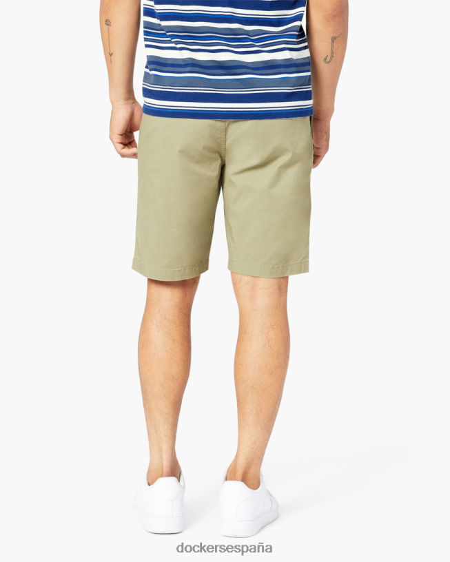 camiseta con logo alfa, corte ajustado hombres Dockers desierto de pizarra colman - azul ropa 8F0406794
