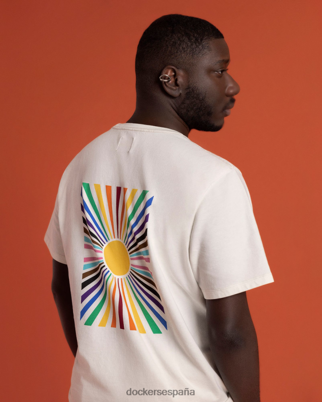 camiseta del orgullo hombres Dockers arcoiris lleno de rayos de sol ropa 8F0406404