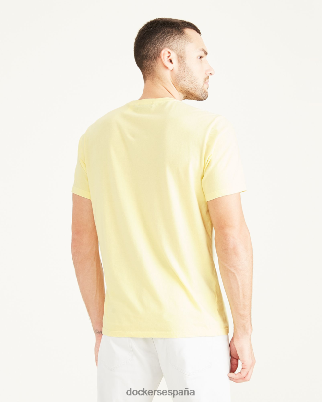 camiseta gráfica, corte ajustado hombres Dockers pera amarilla ropa 8F0406852