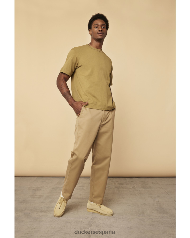 camiseta hecha en los EE. UU. hombres Dockers nutria - verde ropa 8F0406360