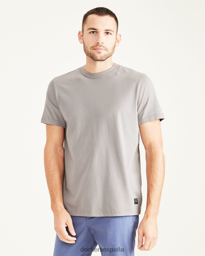 camiseta original, corte ajustado hombres Dockers lámina - gris ropa 8F0406177