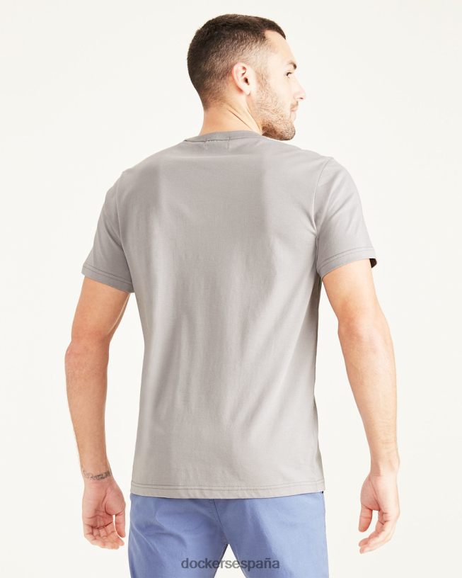 camiseta original, corte ajustado hombres Dockers lámina - gris ropa 8F0406177