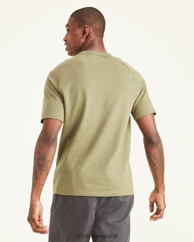 camiseta rec, corte ajustado hombres Dockers camuflaje - verde ropa 8F0406844