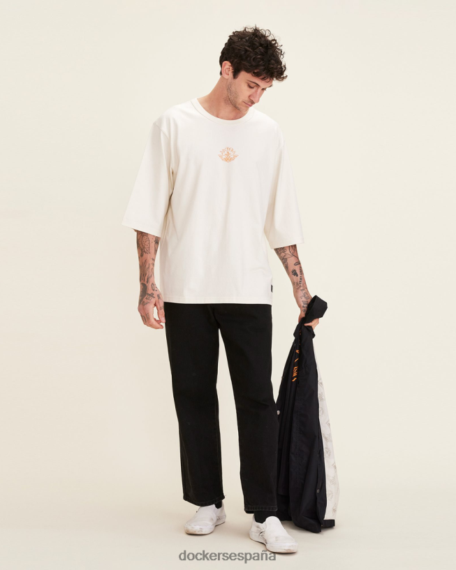 dandois relaed camiseta 3/4 hombres Dockers garceta - blanca ropa 8F0406305