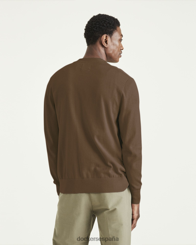 cárdigan, corte regular hombres Dockers túnica de monje - marrón ropa 8F0406770
