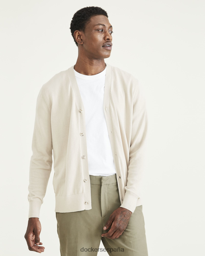 suéter tipo cárdigan, corte regular hombres Dockers Sáhara caqui ropa 8F0406771
