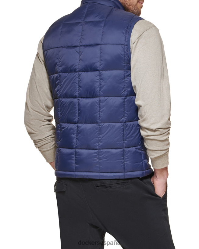 Chaleco acolchado tipo box quilt, corte estándar hombres Dockers Azul marino ropa 8F0406839