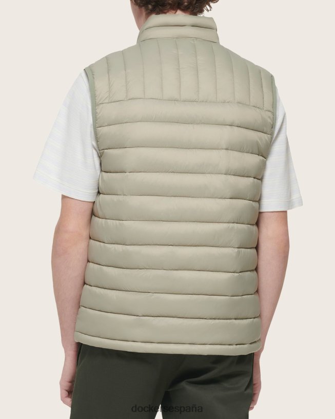 chaleco acolchado plegable hombres Dockers verde ropa 8F0406432