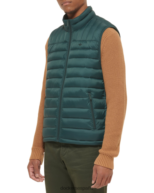 chaleco plegable de nailon ligero hombres Dockers bosque mágico - verde ropa 8F0406386