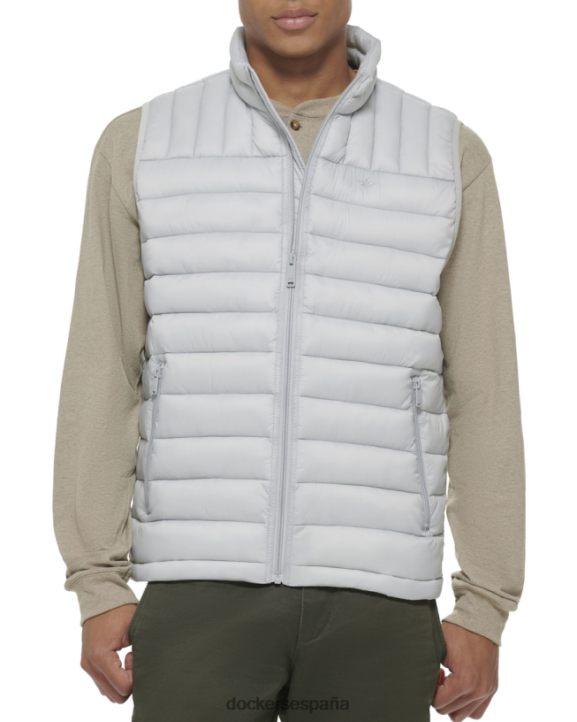 chaleco plegable de nailon ligero hombres Dockers lámina - gris ropa 8F0406389