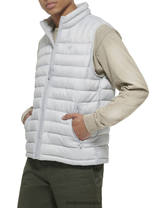 chaleco plegable de nailon ligero hombres Dockers lámina - gris ropa 8F0406389
