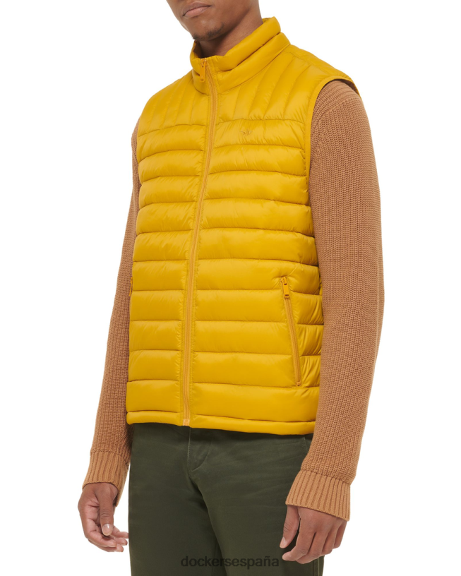 chaleco plegable de nailon ligero hombres Dockers oropel - amarillo ropa 8F0406388