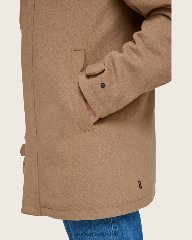abrigo de lana para caminar con babero hombres Dockers broncearse ropa 8F0406399