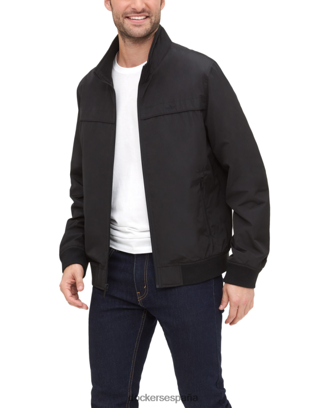 chaqueta bomber con cuello alto y corte regular hombres Dockers negro ropa 8F0406855