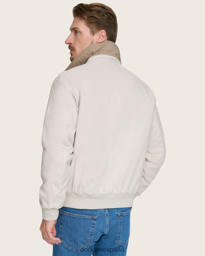 chaqueta bomber holgada de microsarga hombres Dockers caqui ropa 8F0406323