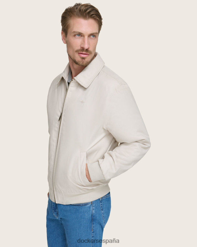 chaqueta bomber holgada de microsarga hombres Dockers caqui ropa 8F0406323