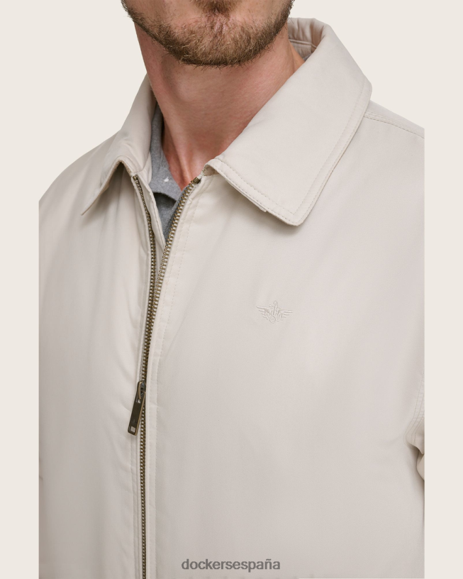 chaqueta bomber holgada de microsarga hombres Dockers caqui ropa 8F0406323