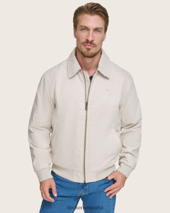 chaqueta bomber holgada de microsarga hombres Dockers caqui ropa 8F0406323