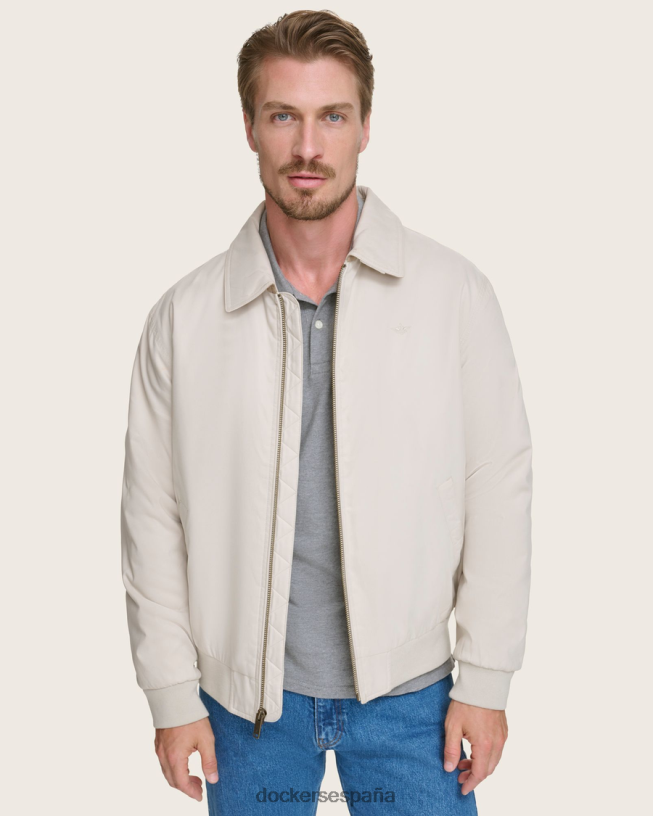 chaqueta bomber holgada de microsarga hombres Dockers caqui ropa 8F0406323