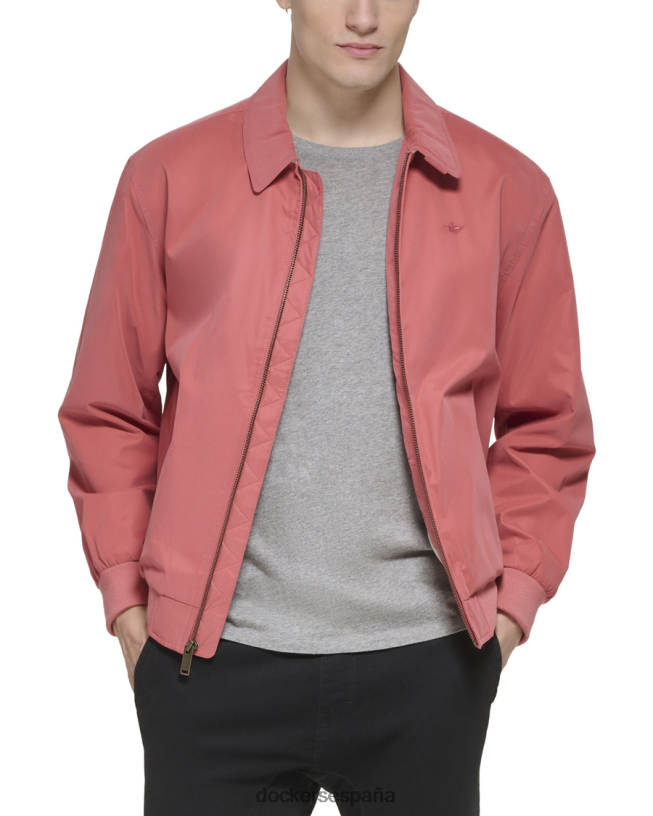 chaqueta bomber holgada de microsarga hombres Dockers rojo nantucket ropa 8F0406325