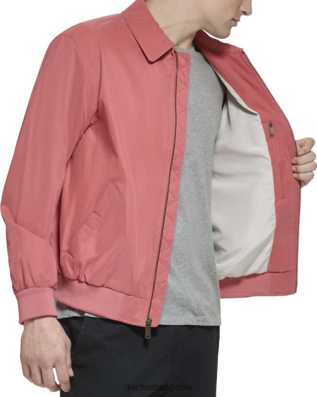chaqueta bomber holgada de microsarga hombres Dockers rojo nantucket ropa 8F0406325