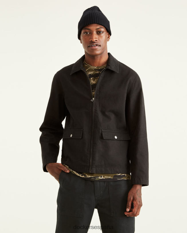 chaqueta de trabajo colección jon rose hombres Dockers hermoso negro ropa 8F0406397