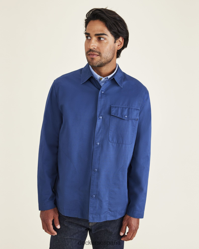 ir chaqueta camisera, corte regular hombres Dockers océano azul ropa 8F0406595