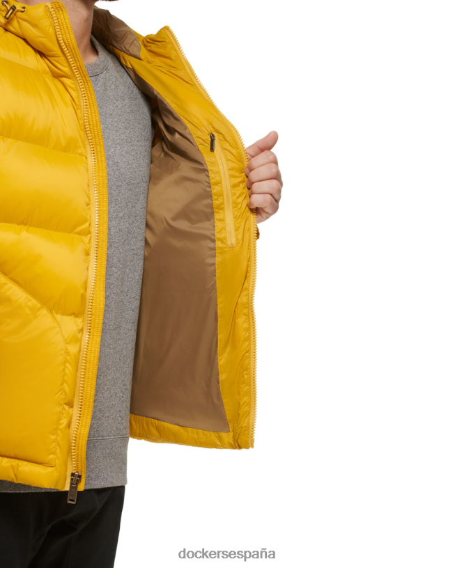 parka ártica acolchada con capucha hombres Dockers quimera - amarillo ropa 8F0406413