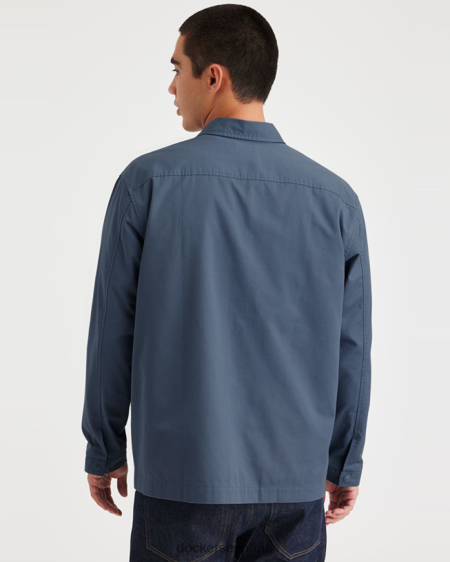 sobrecamisa, corte regular hombres Dockers índigo vintage - azul ropa 8F0406217