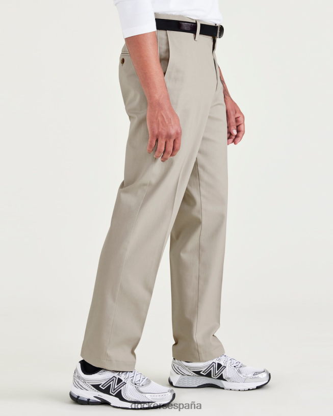 Caquis característicos sin plancha, corte recto con protector contra manchas hombres Dockers nube - caqui ropa 8F040649