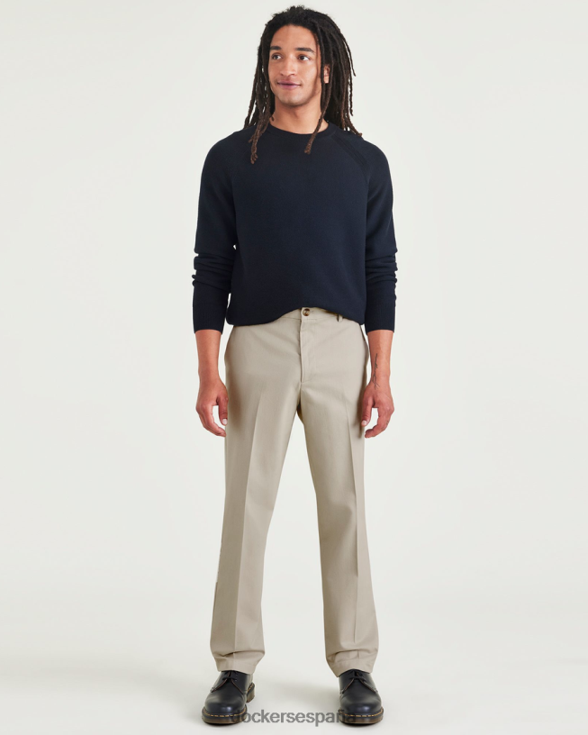 Caquis exclusivos sin plancha, ajuste clásico con protector contra manchas hombres Dockers nube - caqui ropa 8F04062